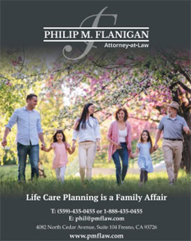 brochure cover: Philip M. Flanigan Attorney-at-Law | Life Care Planning is a Family Affair